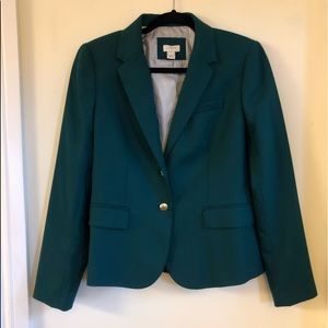 EUC J Crew Emerald Green Blazer